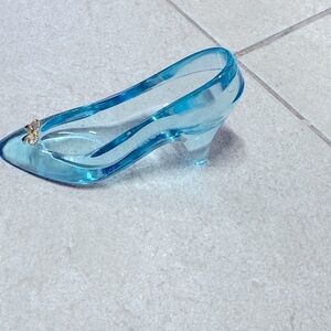 Blue Cinderella Glass Slipper | Balletcore Fairycore 3 1/2” Shauna inscribed